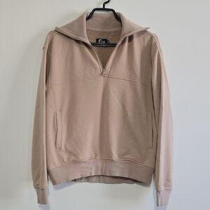 Zyia Cowl Pocket 1/4 Zip Pullover